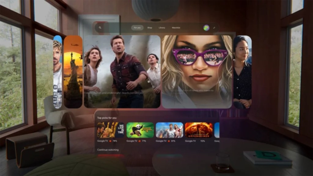 Android XR hỗ trợ nhiều ứng dụng phổ biến