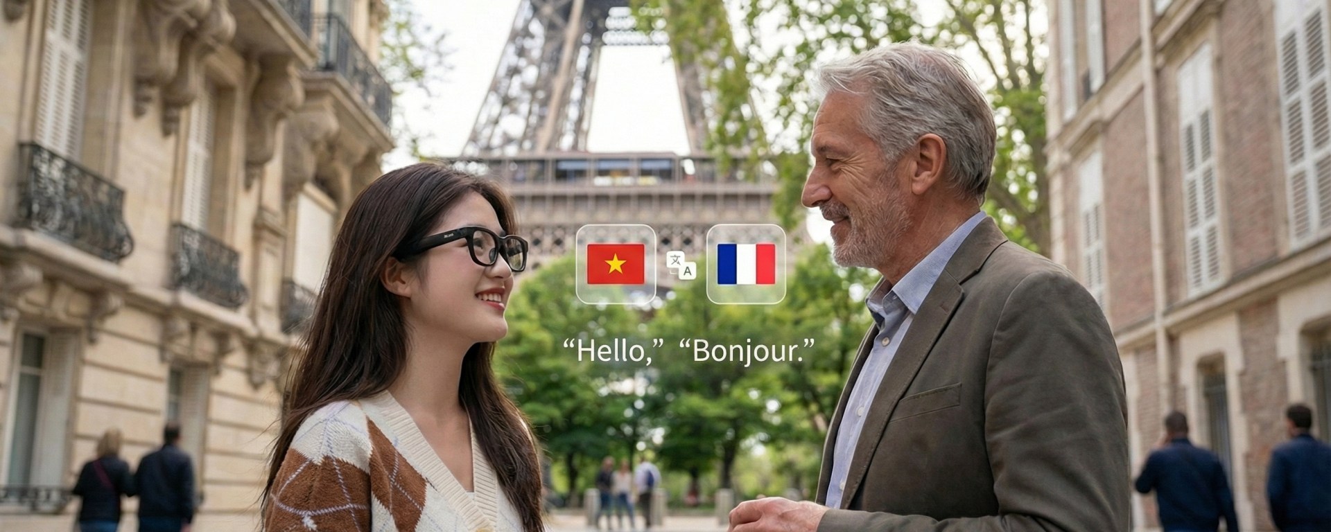 Kính AI Rokid – Dịch thời gian thực sang tiếng Việt, xóa bỏ rào cản ngôn ngữ khi du lịch