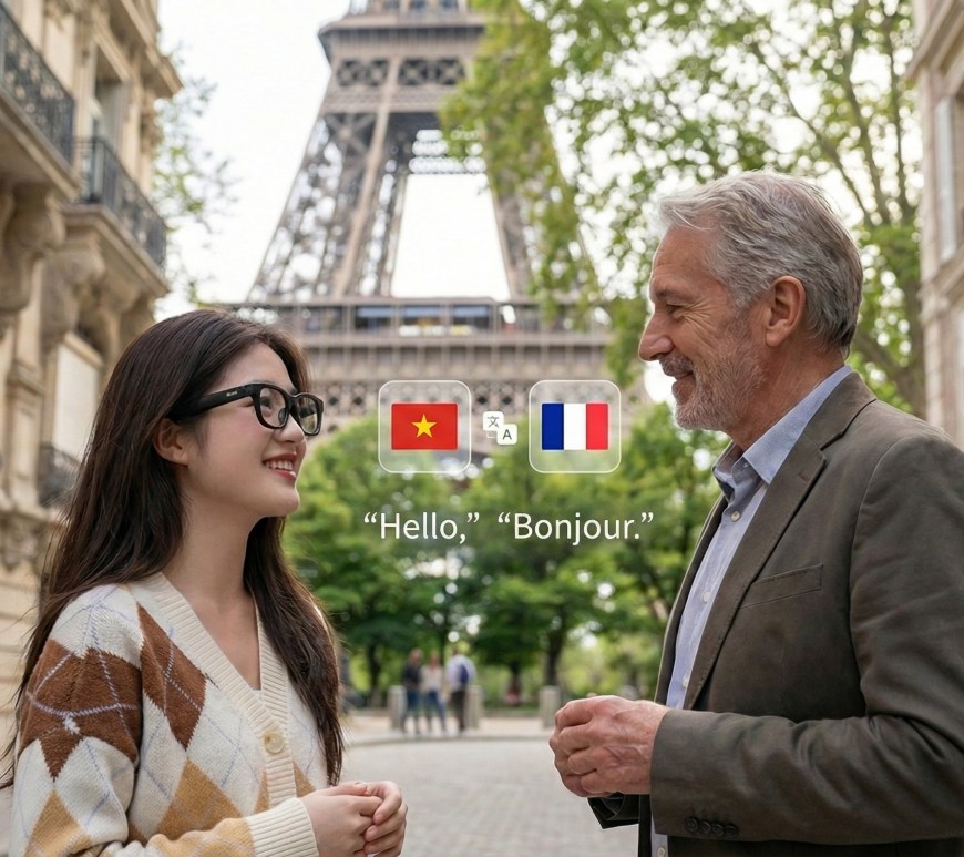 Kính AI Rokid – Dịch thời gian thực sang tiếng Việt, xóa bỏ rào cản ngôn ngữ khi du lịch