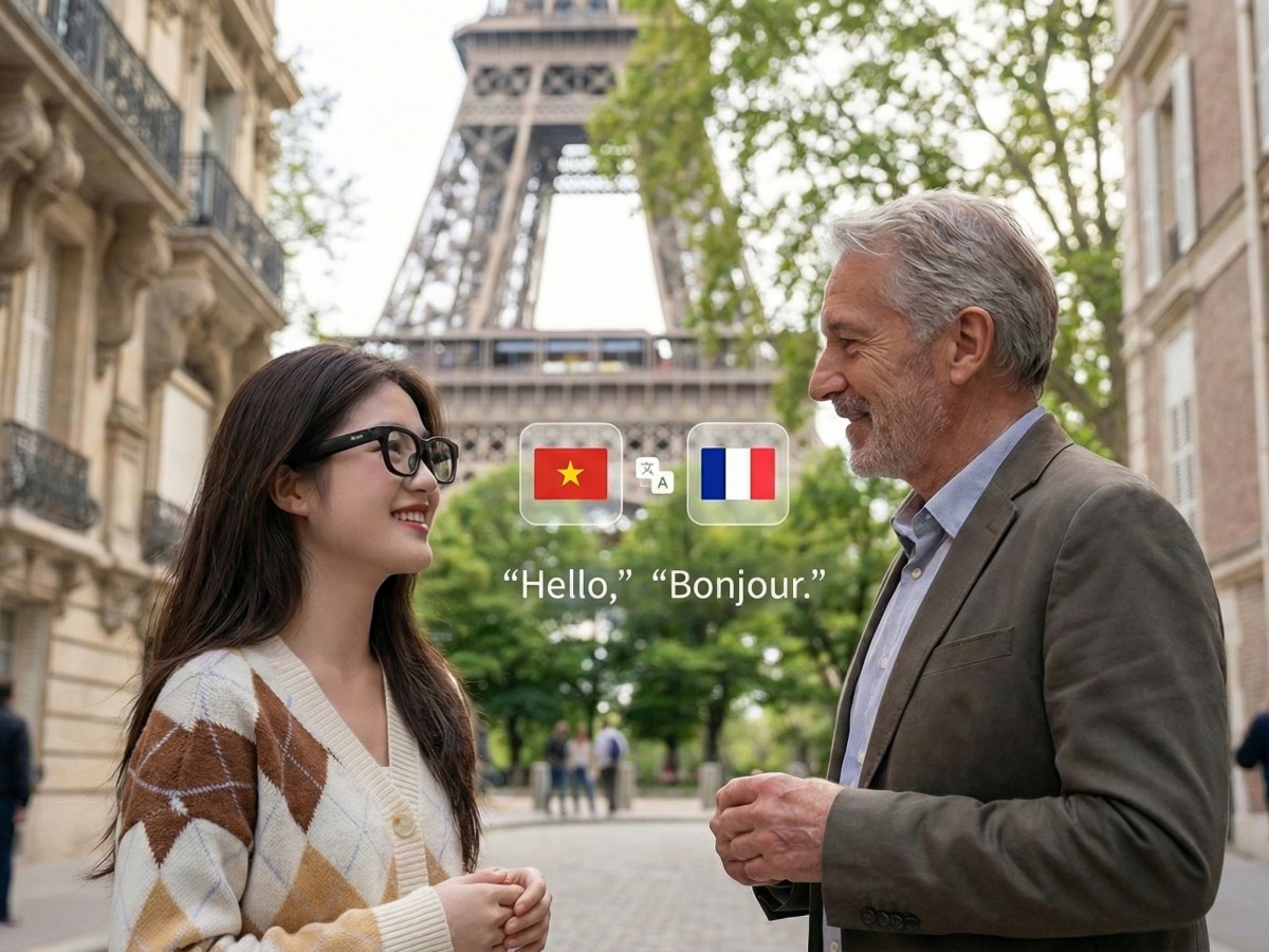 Kính AI Rokid – Dịch thời gian thực sang tiếng Việt, xóa bỏ rào cản ngôn ngữ khi du lịch