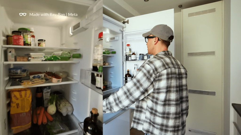 Live AI trên kính Ray‑Ban Meta Smart Glasses_món ăn